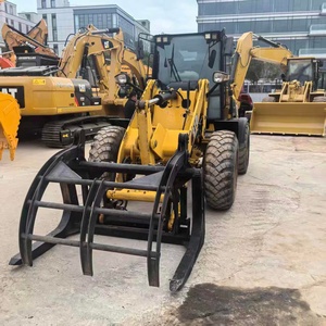 Chargeuse sur pneus CAT jaune, moteur diesel, matériel de construction d'occasion - Product Image 1