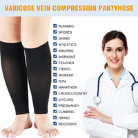 Chaussettes de compression 20-30 mmHg, bas médicaux, compression pour varices