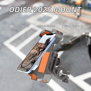 Adaptador de Espejo de Aleación de Aluminio ODIER 2025 para Bicicletas Eléctricas, Soporte Ajustable para Teléfono Móvil en Motocicletas - Product Image 2