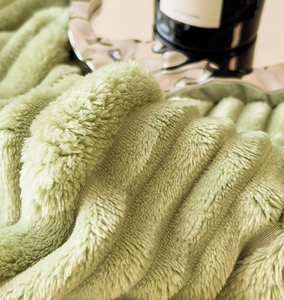 Couverture en sherpa à imprimé écossais personnalisée, style coréen, chaude et douce, couverture tricotée pour la maison et les voyages en hiver - Product Image 4