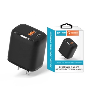 <span class=keywords><strong>Cargador</strong></span> USB PD de 20 W, el Más Vendido del 2025, <span class=keywords><strong>Cargador</strong></span> de Pared de Doble Puerto con Carga Rápida QC3.0 <span class=keywords><strong>para</strong></span> Teléfonos Inteligentes <span class=keywords><strong>iPhone</strong></span>, en Empaque de Exhibición - Product Image 6