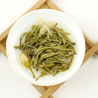 Thé au jasmin de la montagne Qingcheng du Sichuan, qualité Neige Flottante Qingcheng N°2, 1000g en sachet en vrac, vente en gros