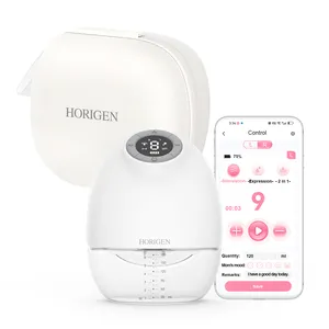 oem custom portable App wireless electric Breast pump manufacturing BPA-free silicone wearable breast pumps hands free