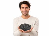 Carbón Negro 70% de Alta Resistencia, Grado Alimenticio, Grado Película, Fibras de Moldeo, Alta Resistencia, Resistente a los Rayos UV, Accesorios para Herramientas Eléctricas