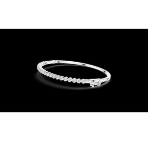 Rose <b>Gold</b> Classic Diamond Tennis <b>Bracelet</b> Sterling Silver Plated Party Gift Luxury Fine Jewelry Women Featuring Timeless Design - Product Image 3