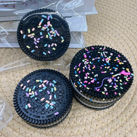 Jouet anti-stress en caoutchouc en forme de cookie, vente en gros, petit, très populaire en ligne, slime sensoriel de haute qualité, gadget de décompression