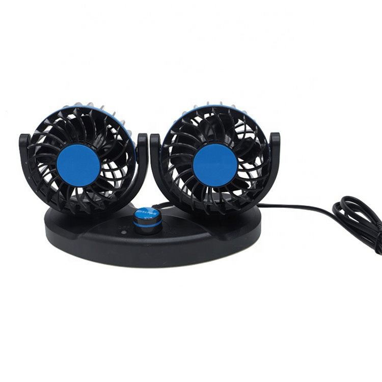 Профессиональный портативный автомобильный вентилятор охлаждения Универсальный электрический 12 В 24 в мини Usb Автомобильный Вентилятор охлаждения