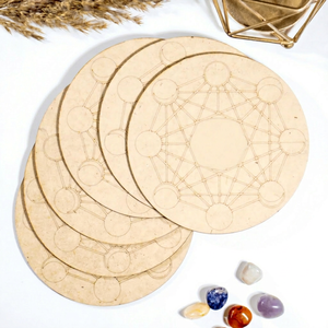 Grilles de Cristal en Bois Artisanales Écologiques de Haute Qualité pour les Phases Lunaires Shree Yantra, Vente en Gros, Très Demandées et Fiables - Product Image 1