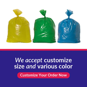 Bolsa de basura duradera hermética con tamaños personalizados de espesor uniforme y opción multicolor - Product Image 2