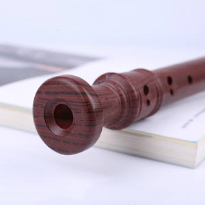 Bel prezzo professionale stile tedesco flauto con borsa realizzata in cina plastica 8 fori di legno grano flauto - Product Image 5