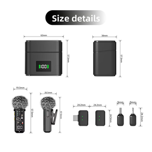 Microphone Lavalier Sans Fil S68 AI (Lot de 2), Micro Cravate Anti-Bruit avec Étui de Recharge pour Diffusion en Direct, Vlog et Enregistrement Vidéo - Product Image 6