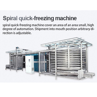 TCA haute qualité automatique frites iqf blast instantané congélateur rapide fluidisé à tunnel machine individuellement congelé