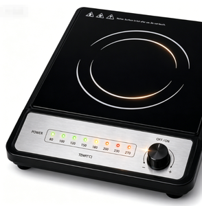 Cocina de Inducción con Control de Perilla, 1400W, 80-270 ℃   Temperatura Ajustable con Indicador LED y Bloqueo para Niños para la Cocina Diaria en el Hogar - Product Image 6