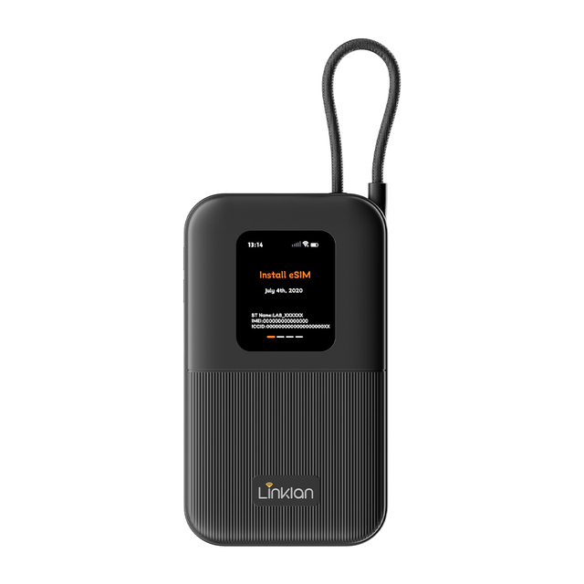 2026 Newest 4G ESIM Technology WiFi Router 10000mAh Power Bank Portable MiFi Hotspot 300Mbps Supporting Global Bands Wholesale