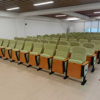 Chaises de cinéma/théâtre/auditorium commerciales - Modernes, pliables, ergonomiques, durables, avec porte-gobelet pour une utilisation scolaire et hospitalière