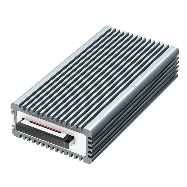 MAIWO Tool Free USB Type C Aluminum CF Express Card Enclosure Reader 10Gpbs CF Express Card External Solid State Case Box