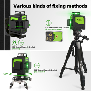 <span class=keywords><strong>Huepar</strong></span> <span class=keywords><strong>903CG</strong></span>-batería de litio recargable, 12 líneas de Cruz 3D, Nivel láser giratorio, alta visibilidad - Product Image 5