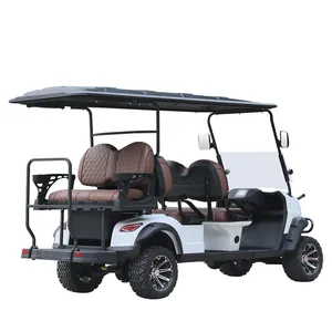Off Road Street Legal 48V 72V Lithium Battery Karts Car Buggy 4 6 Seater Carrito De Electric Golf Cart