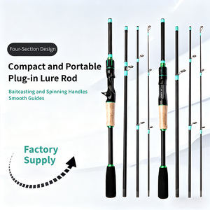 Leurre coulée Baitcasting tige filature <span class=keywords><strong>canne</strong></span> à pêche voyage <span class=keywords><strong>carpe</strong></span> tige articulée leurre tige pour bar chinois - Product Image 2