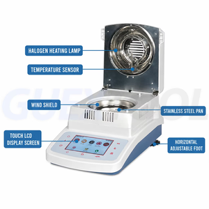 Medidor de Humedad Digital de 50g/110g, Analizador de Humedad por Calentamiento Halógeno, Precisión 0.001-0.005g - Product Image 5