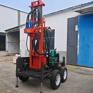 Wiel-type <span class=keywords><strong>mini</strong></span>-boorinstallatie voor waterputten, dieselhydraulisch, hoge efficiëntie, hoge precisie, 230m - Product Image 2