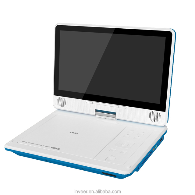Inveer 10inch Portable Blue Ray DVD Player with long Battery HDMi Portable DVD Player Model BPD102 for HD TV