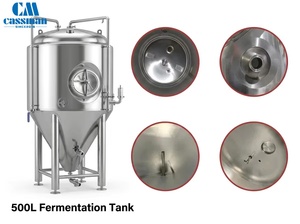 Fermenteur conique à double enveloppe 500L SUS304 pour <span class=keywords><strong>la</strong></span> fermentation de <span class=keywords><strong>la</strong></span> bière - Product Image 4