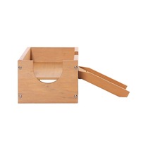Maisonnette d'extérieur en bois pour cochon d'Inde et hamster, abri et jouet d'activités avec escalier, amovible et imperméable pour toutes les saisons