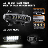MorSun LED-Nebelscheinwerfer für Dodge Ram 1500 Zubehör 2019 2020 2021 2022 72W D0T Auto-LED-Nebelleuchte für Ram 2500 3500