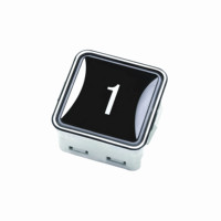 Fournisseur chinois de boutons poussoirs d'ascenseur, pièces détachées en acier inoxydable DC12V/24V pour villa, hôtel, appartement