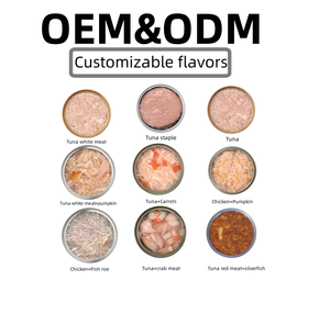 Ração Úmida para Cães com Pedaços Ricos em Proteína Fornecida por Fábrica de Alimentos para Animais de Estimação, Petiscos de Carne de Atum para Cães - Product Image 2