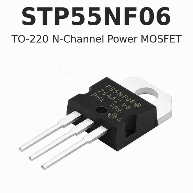 STP55NF06 TO-220 N Channel MOSFET for Automotive Load and Power Control