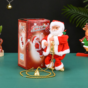 New <b>Christmas</b> Toy Automatic Santa Claus Plush Toys Santa Claus Electric Children's Toys <b>Christmas</b> Decor - Product Image 4