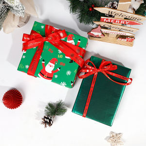 2024 New Christmas Printed Gift <b>Wrapping</b> <b>Paper</b> Packing 43*300 cm Holiday <b>Roll</b> Gift Packing <b>Paper</b> - Product Image 2