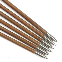 Flèches en bambou de haute qualité, 33 pouces, diamètre extérieur 7/8 mm, spine 400/800, pour tir à l'arc traditionnel, chasse, tir en plein air