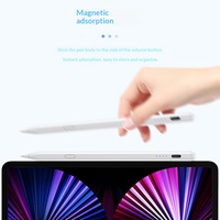 Stylet actif en plastique en gros pour tablettes iPad et Android, stylet capacitif avec pointe magnétique et pointe remplaçable, fabriqué en Chine