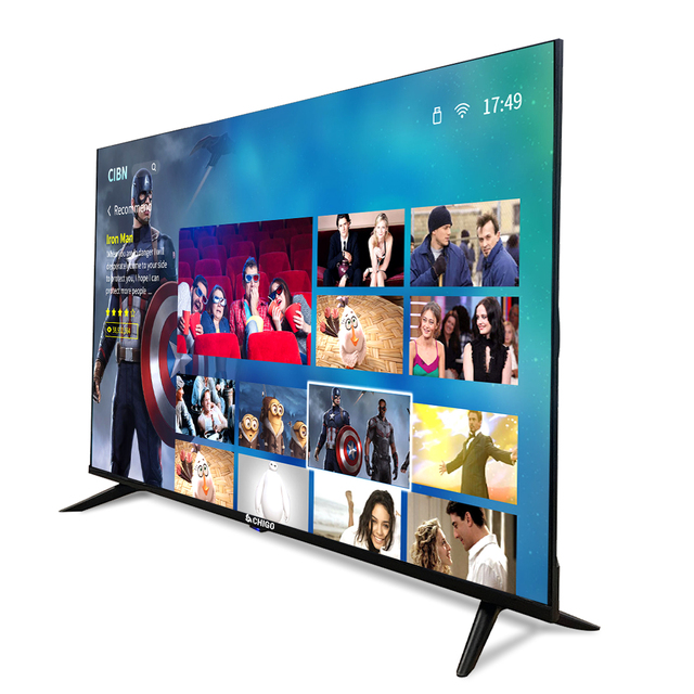Hot Selling Custom QLED LED LCD Smart TV 32-85 Inch 4K Webos System 2K Android WiFi Smart TV 120Hz Refresh Rate for Home Use
