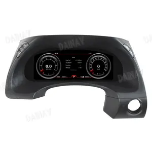 12.3inch LCD Instrument Panel Panel Cockpit Speedometer Player Dashboard Crystal 2015-2019 for Nissan Patrol Y62 INFINITI QX80