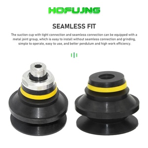 VB Series Corrugated <b>Silicone</b> Suction Cup Custom <b>Rubber</b> with Screw Vacuum Suction Cups SUZHOU HOFUJNG - Product Image 4
