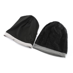 Unisex Mùa Đông Beanie <span class=keywords><strong>Hat</strong></span> Ấm Slouchy Mũ Phụ Nữ Dệt Kim Beanie Mũ Lông Cừu Lót Skull Cap - Product Image 4