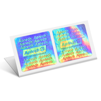 Papier d'impression 3D personnalisé authentique sceau de sécurité étiquette holographique laser autocollant hologramme