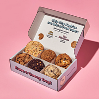 Boîte en carton ondulé de haute qualité pour aliments, logo personnalisé, boîte à gâteaux, boîte à biscuits, emballage