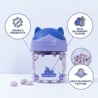 Yaourts lyophilisés pour bébés, friandises aux fruits naturels, sans OGM, aliments pour enfants, fabrication OEM, étiquette privée
