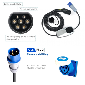 Équipement électrique chargeur de voiture ev type 2 chargeur <span class=keywords><strong>wallbox</strong></span> 11kw 7kw type 2 chargeur de voiture monophasé type2 pour <span class=keywords><strong>tesla</strong></span> modèle <span class=keywords><strong>3</strong></span> - Product Image 6