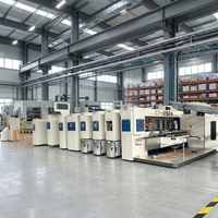 Machine Flexo Imprimante-Découpeuse FFG en Ligne à Couple Élevé XT-F avec Pliage et Encollage Intégrés pour Boîtes Complètes