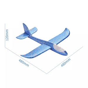 Jouets volants d'extérieur, avions en mousse EVA à lancer à la main, planeur en mousse, modèle d'avion avec lumière LED - Product Image 5