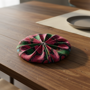 Abanico de Tela Africana Ankara Hecho a Mano al por Mayor, Abanico Portátil Ligero para Fiestas de Verano y Regalos - Product Image 3