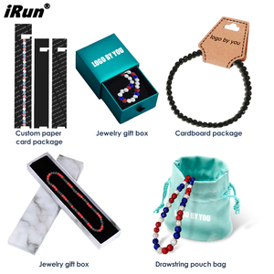 Collar de Rosario con Cuentas Multicolores y Cristales, Diseño Personalizado <span class=keywords><strong>IRun</strong></span> OEM, Cruz Católica, Joyería Cristiana, Regalo Unisex - Product Image 5