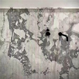 Carreaux de marbre blanc d'huître en pierre de luxe - Product Image 5