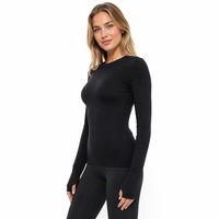 Imogen – Pull tricoté plat à manches longues pour femme, coupe ajustée, personnalisable (OEM & ODM), vêtements féminins en maille de haute qualité